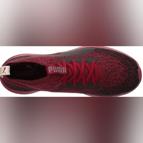 Puma Vigor Evoknit FS Red/Black Sneakers Men's Size 8.5 MSRP $64.95 - Picture 3 of 9